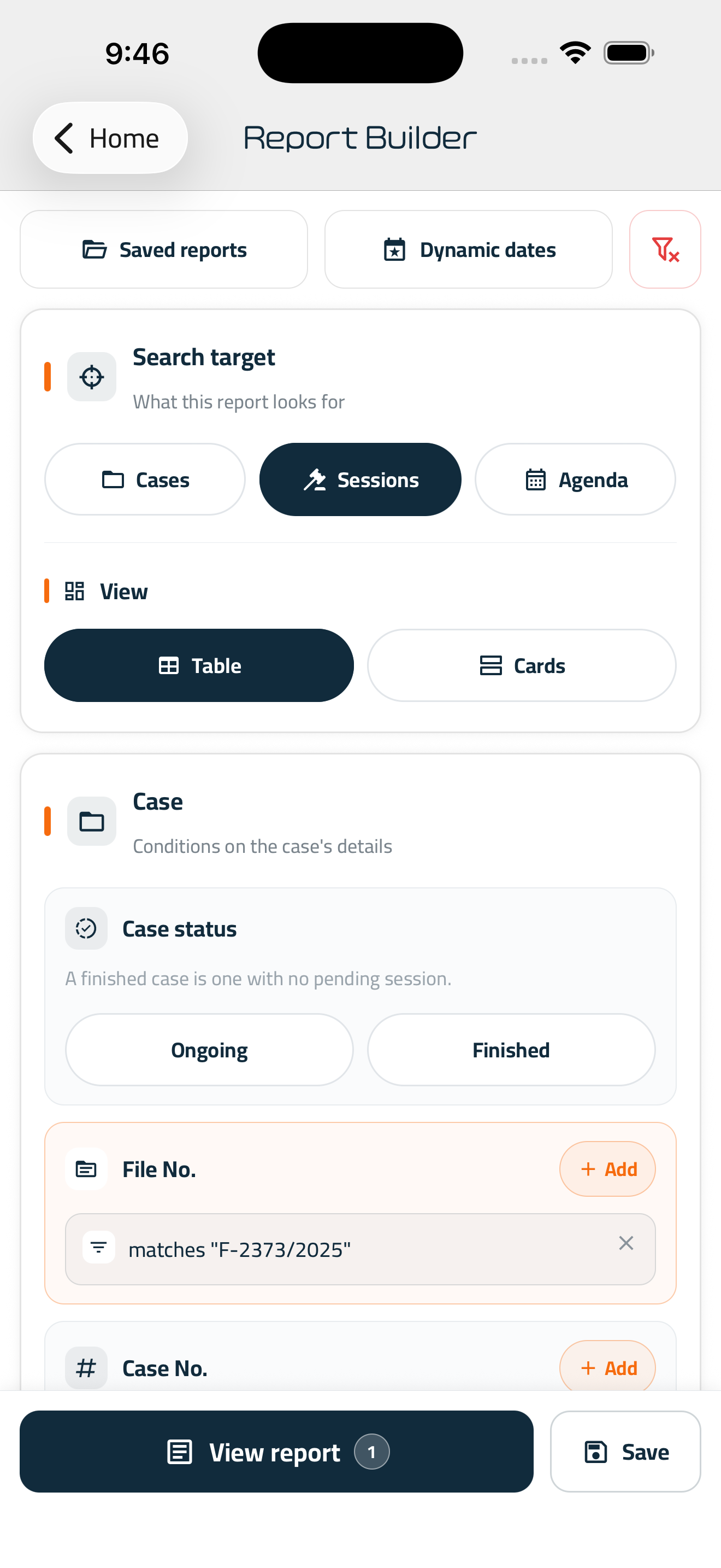 Build the report, then take it with you
